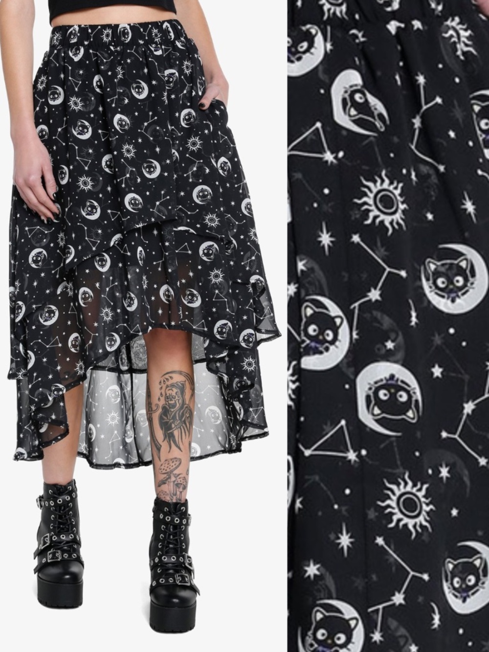 Sanrio Chococat Celestial Hi-Low Skirt XS